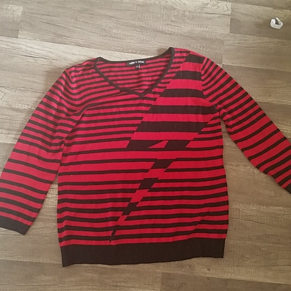 Cable & Gauge Sweater striped L - Picture 3 of 6